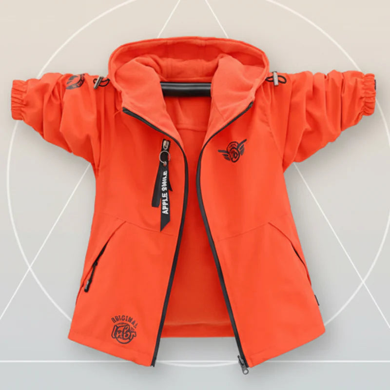 Reversible Kids Jacket – Wodoodporna i wiatroszczelna – lekka kurtka