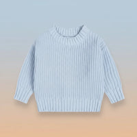 Thumbnail for PureSoft – Classic & Cozy - Solidny sweter z dzianiny