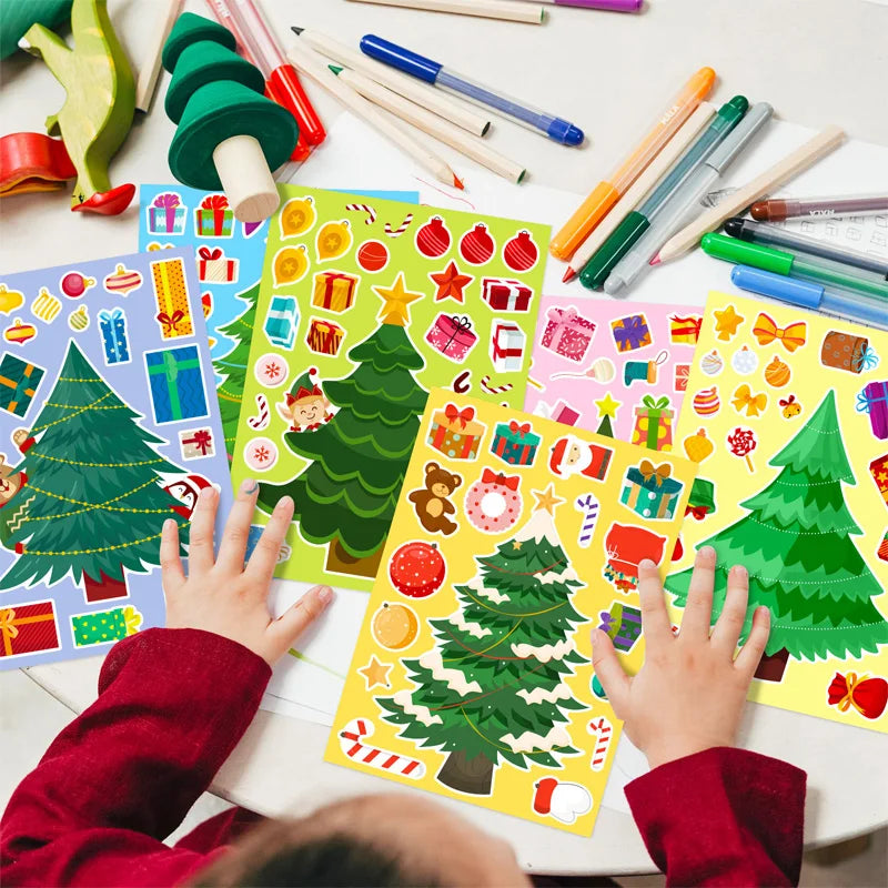 Xmas Tree Stickers™ - Świąteczne naklejki DIY - Kreatywne zabawki