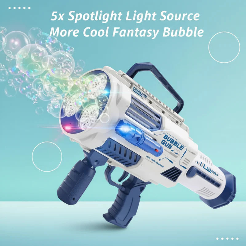 Light Up Bubble Gun – Zabawa i muzyka – pistolet do baniek mydlanych