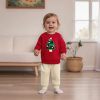 Thumbnail for FrostyFit – Ciepły i przytulny – czerwony świąteczny sweter