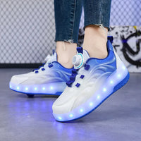 Thumbnail for Light-Up Skate Shoes – LED i wygoda – świecące trampki na wsuw