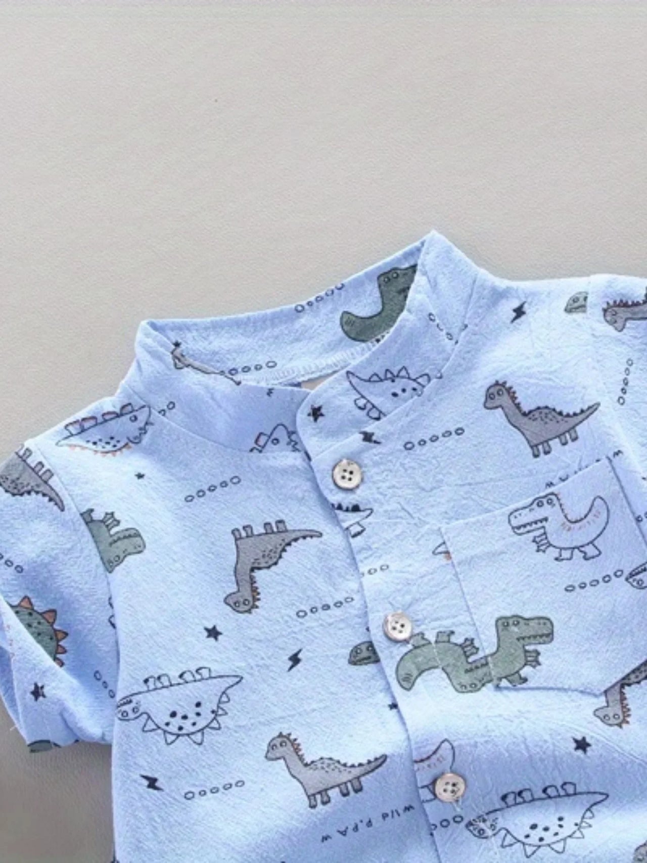 Mini Fashion™ - Letni zestaw z dinozaurem - Odzież dziecięca