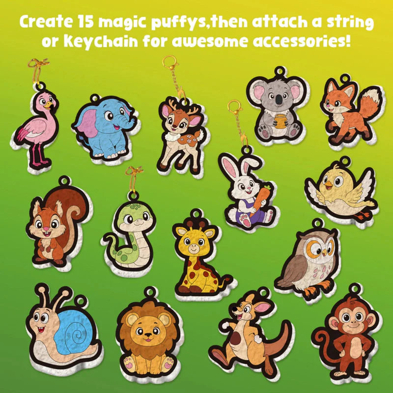 Magic Puff Paint – Kreatywne i interaktywne – zestaw do rękodzieła z magiczną piankową konsystencją