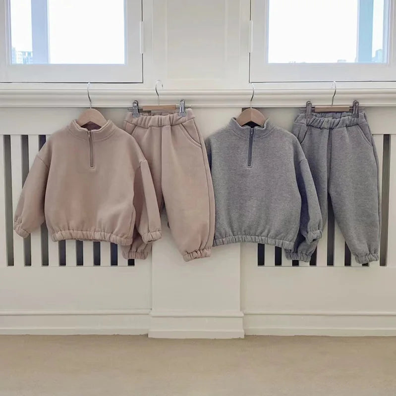 Mini Fashion™ - Dres polarowy z zamkiem błyskawicznym - Odzież