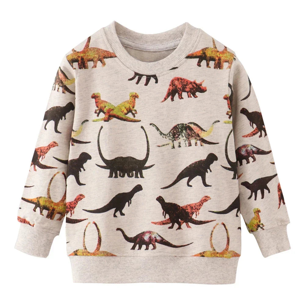 Mini Fashion™ - Bluza w dinozaury - Odzież dziecięca