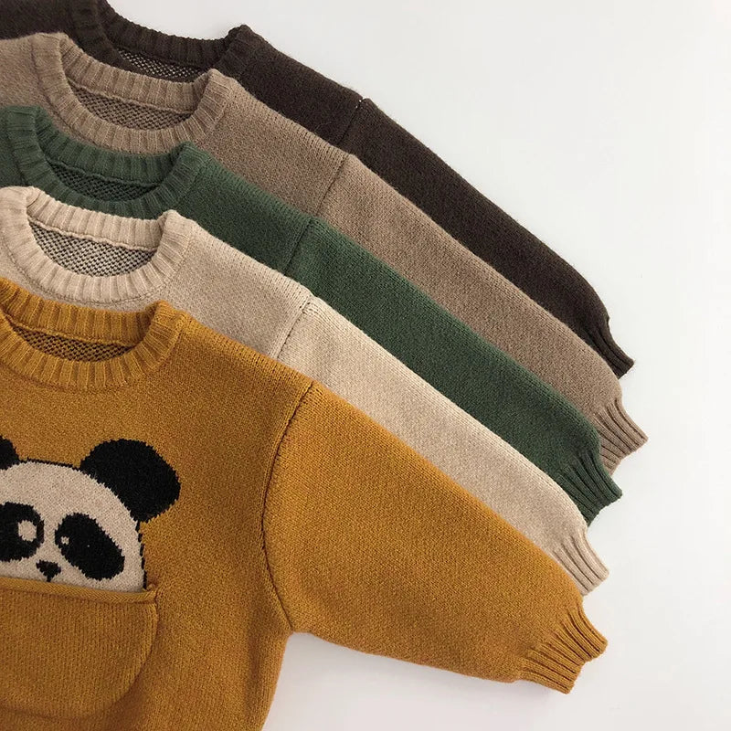 Mini Fashion™ - Sweter w zwierzątka - Odzież dziecięca