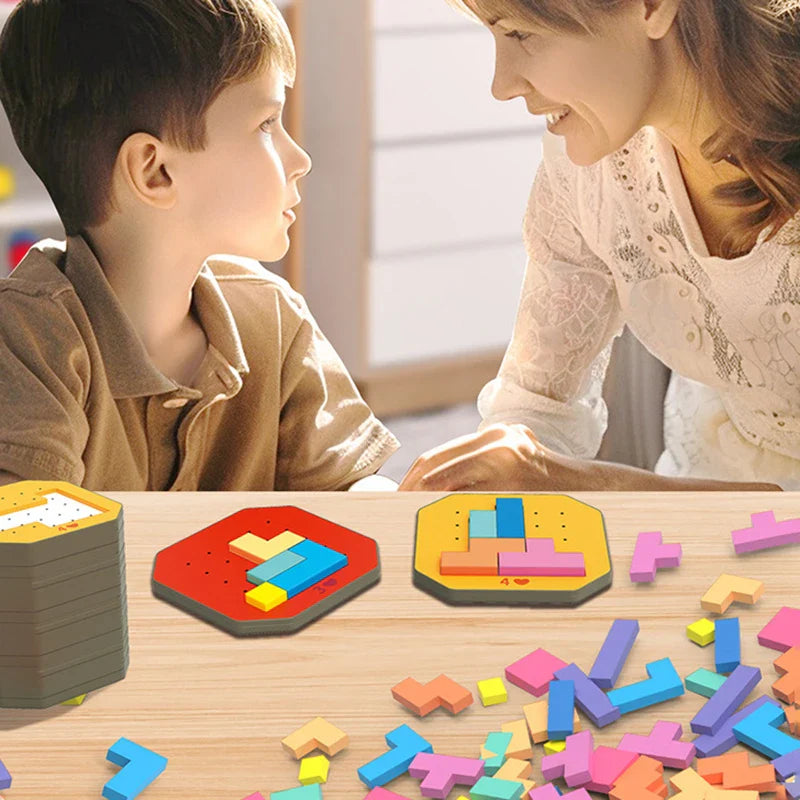 Logic Blocks™ – Kolor i kreatywność – Puzzle geometryczne