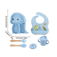 Thumbnail for Dino Tablewear Set™ - Silikonowe naczynia dla dzieci - Akcesoria