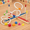 Montessori Ring Toss Game – Aktywna zabawa i nauka – gra w rzucanie pierścieniami