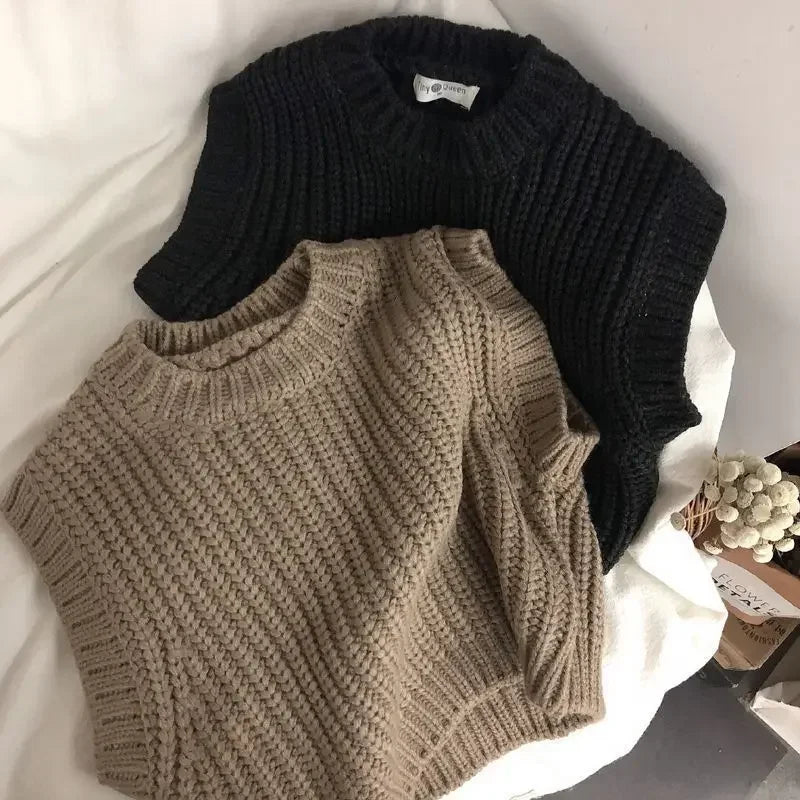 Mini Fashion™ - Kamizelka z dzianiny - Wełniany bezrękawnik