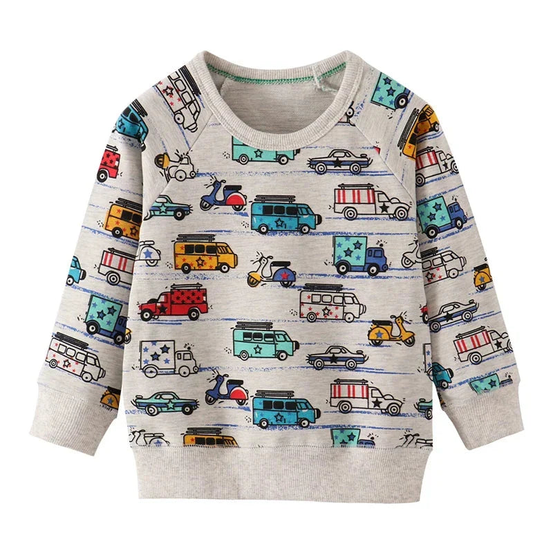 Mini Fashion™ - Bluza w dinozaury - Odzież dziecięca