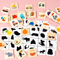 Thumbnail for Shape Match Puzzle™ – Znajdź cień - drewniana układanka do sortowania