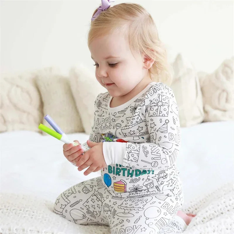 DIY Pajama Set™ – Kolor i sen – Zestaw piżam dla dzieci Colours