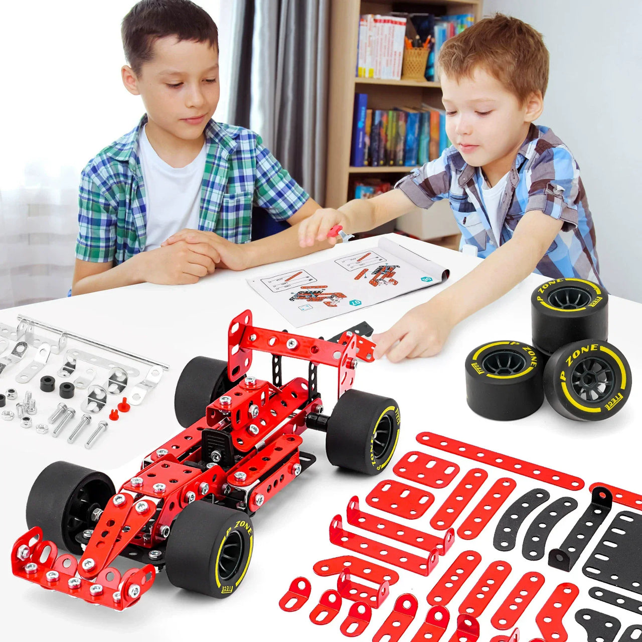 RaceBuilder – Cool & Kreatywne – zestaw konstrukcyjny Multi-Shape