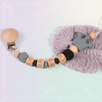 Thumbnail for Personalized Pacifier Chain – Bezpiecznie i stylowo – spersonalizowany łańcuszek do smoczka