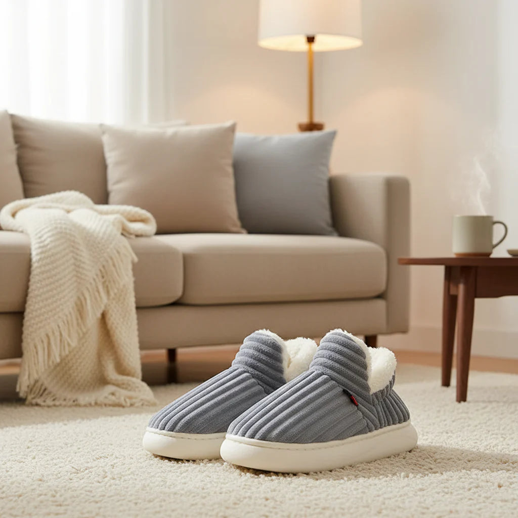 WarmNest – miękkie i ciepłe – antypoślizgowe kapcie
