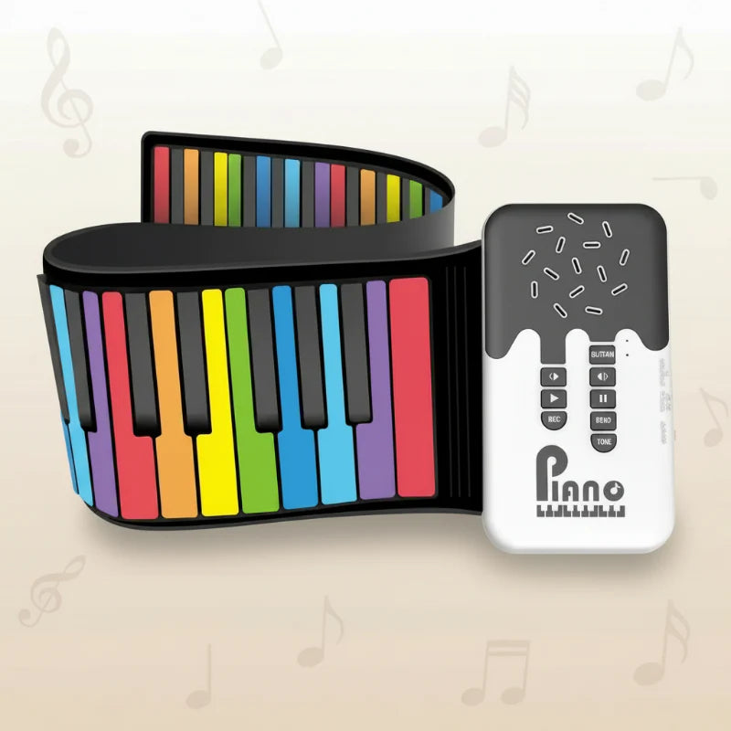 Roll-up Piano Keyboard – Kreatywne i edukacyjne – składane pianino