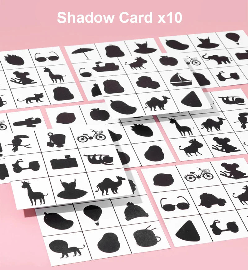 Shape Match Puzzle™ – Znajdź cień - drewniana układanka do sortowania