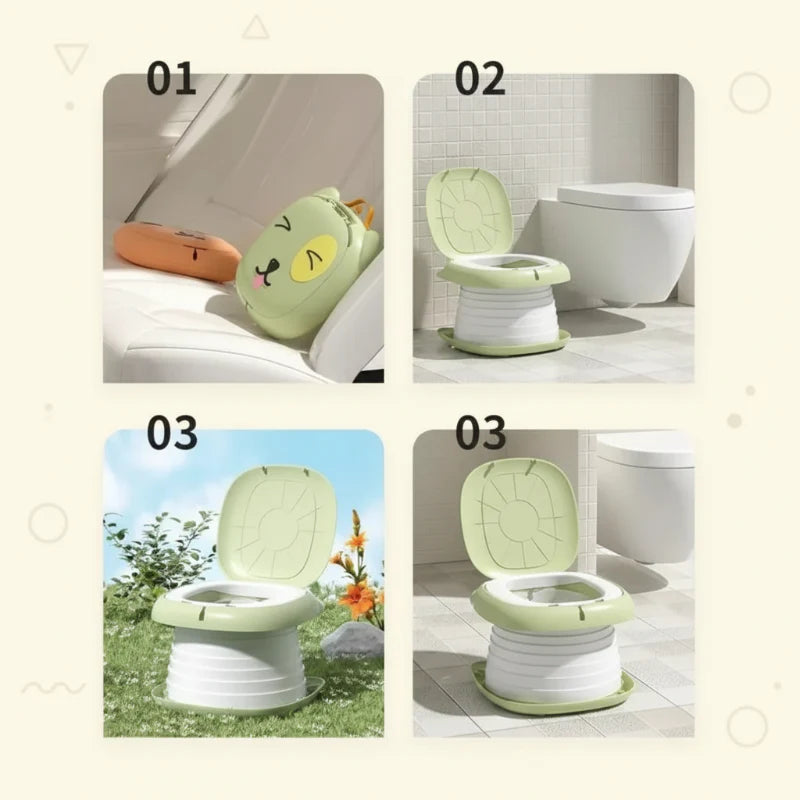 TravelPotty – Kompaktowa i higieniczna – przenośna toaleta dla dzieci
