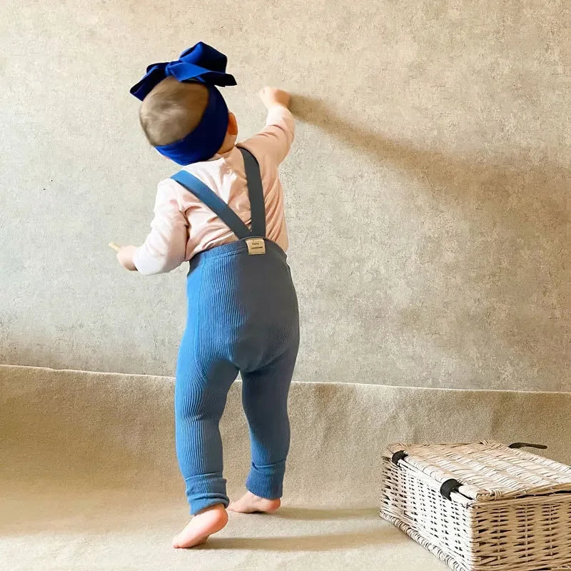 Mini Fashion™ - Dziecięce legginsy z szelkami - Ubrania dla dzieci