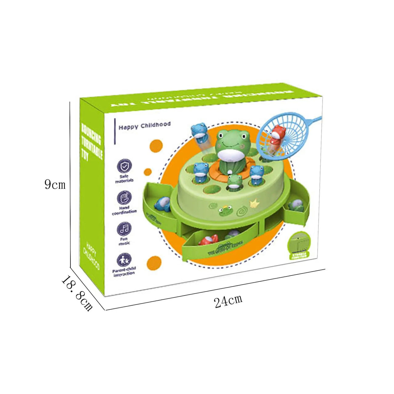 Frog™ - Zabawka muzyczna z żabką - Edukacyjna interaktywna zabawka