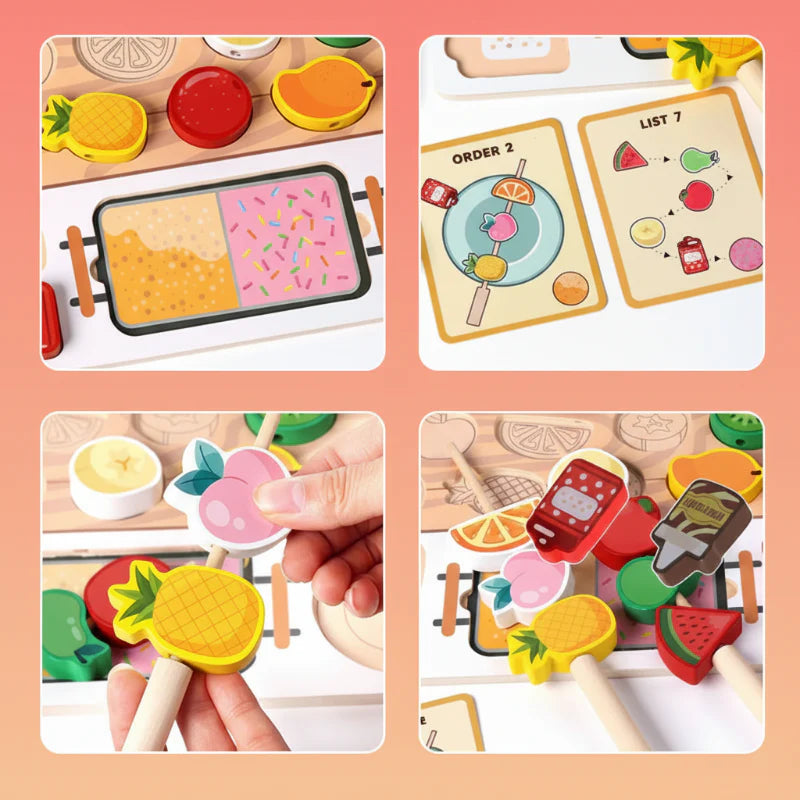 HarvestPlay – Kreatywne i edukacyjne – Zestaw do sortowania owoców