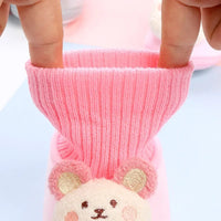 Thumbnail for CuddleSteps – Ciepłe i antypoślizgowe – kapcie dla dzieci z motywami zwierzęcymi