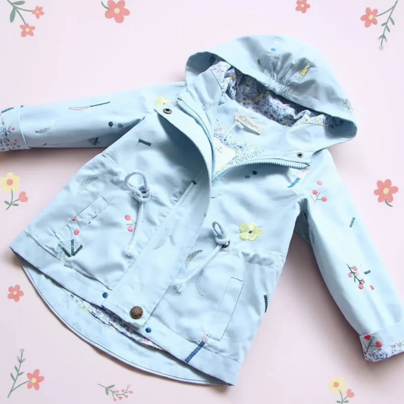 Girls Windbreaker Jacket – Lekka i stylowa – kurtka dziecięca
