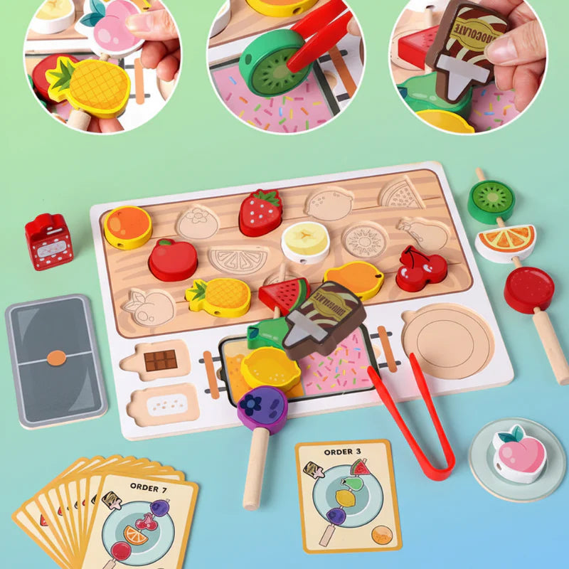 HarvestPlay – Kreatywne i edukacyjne – Zestaw do sortowania owoców