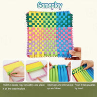 Thumbnail for ColorLoop – Prosty i zabawny – Zestaw do tkania dla dzieci do samodzielnego wykonania