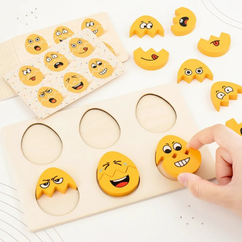 ExpressEggs – Nauka radzenia sobie z emocjami – Puzzle z wyrazami twarzy