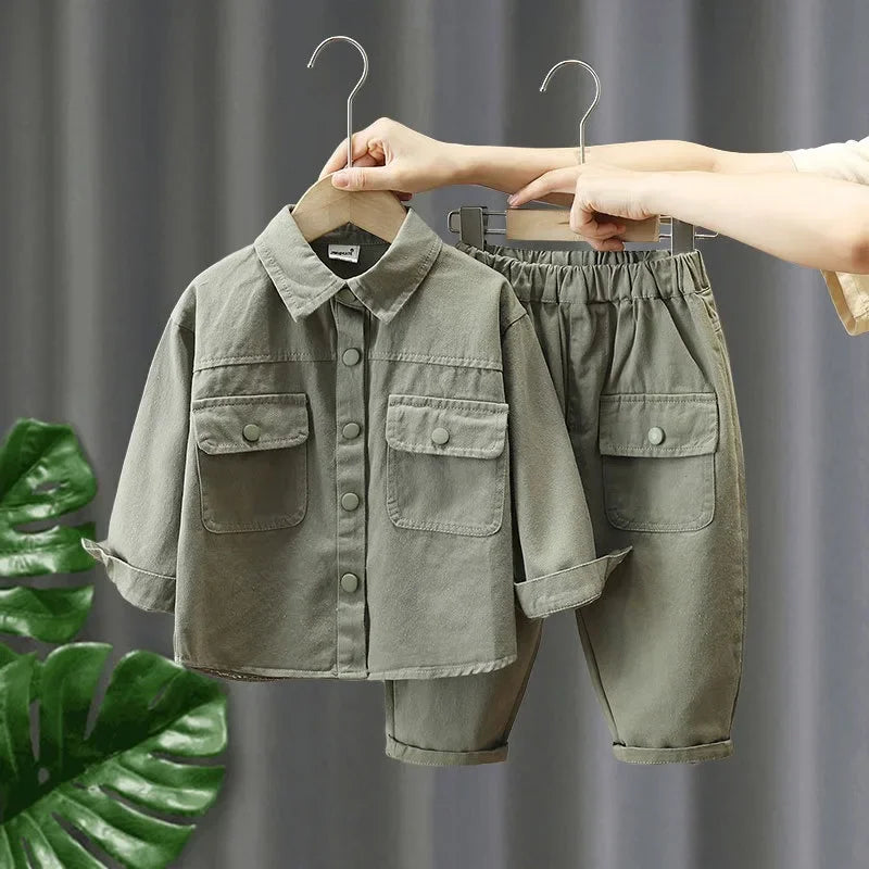 Mini Fashion™ - 2-częściowy zestaw jesienny - Odzież dziecięca