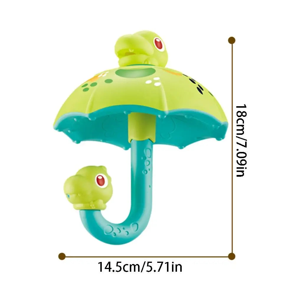 Dino Shower Spin™ – Śmiejąca się, pluskająca zabawa – Parasol z zabawkami do kąpieli