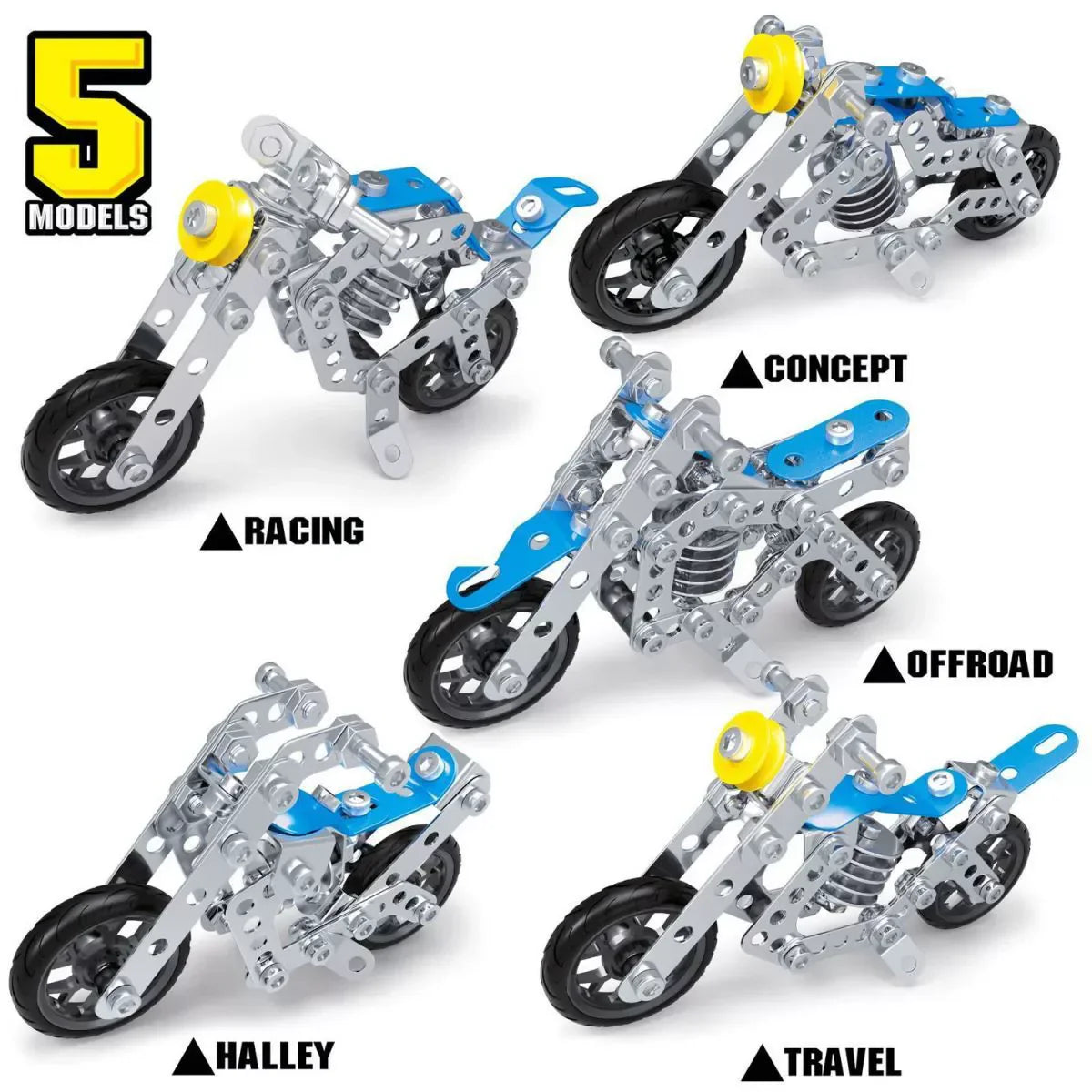 RaceBuilder – Cool & Kreatywne – zestaw konstrukcyjny Multi-Shape