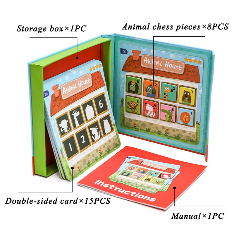 Montessori Memory Match Game™ - Edukacyjna i kreatywna - Gra pamięciowa