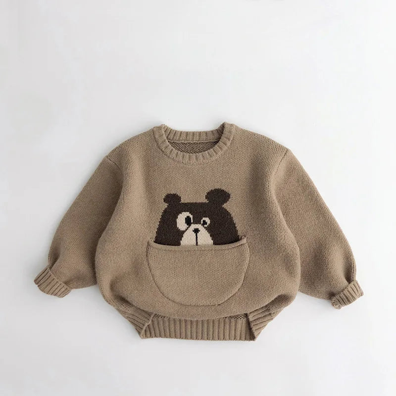 Mini Fashion™ - Sweter w zwierzątka - Odzież dziecięca