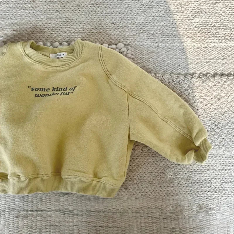 Mini Fashion™ - Sweterek z napisem - Odzież dziecięca