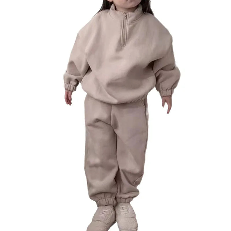 Mini Fashion™ - Dres polarowy z zamkiem błyskawicznym - Odzież