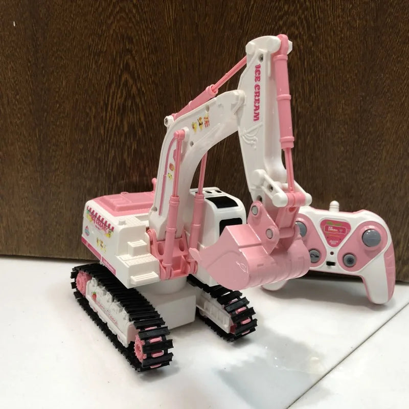 Pink Power Digger™ – Zabawa w kopanie dla dziewczynek - koparka RC