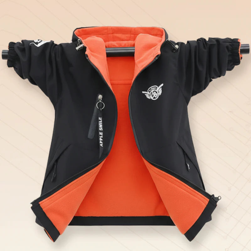 Reversible Kids Jacket – Wodoodporna i wiatroszczelna – lekka kurtka