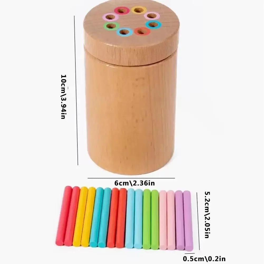 Woods™ - Gra w sortowanie kolorów - Zabawka sensoryczna