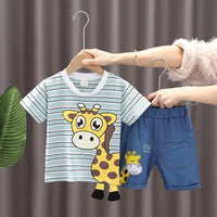 Thumbnail for Mini Fashion™ - Dziecięcy zestaw z żyrafą - Odzież dla dzieci
