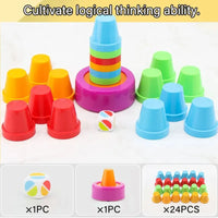 Thumbnail for Color Cups™ - Inteligentne układanie - Zestaw kubków do układania w stos