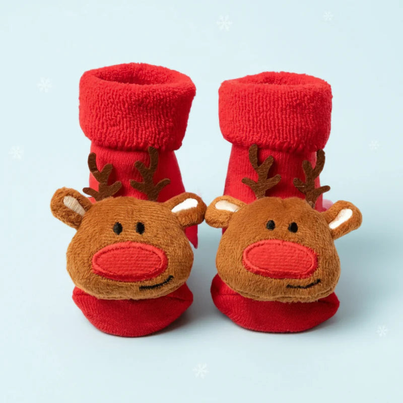 BabyClaus – Grube i wygodne – zimowe skarpety świąteczne z Mikołajem