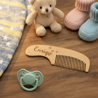 Thumbnail for Personalized Hairbrush – Delikatny i wyjątkowy – spersonalizowany zestaw szczotek do włosów dla niemowląt