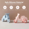 Montessori Silicone Toy Car – Bezpieczne i przyjazne dla ząbków – silikonowa zabawka do gryzienia w kształcie pojazdu