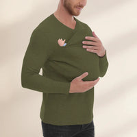 Thumbnail for Kangaroo Pocket Shirt – Komfort i wygoda – koszulka z nosidełkiem dla mężczyzn