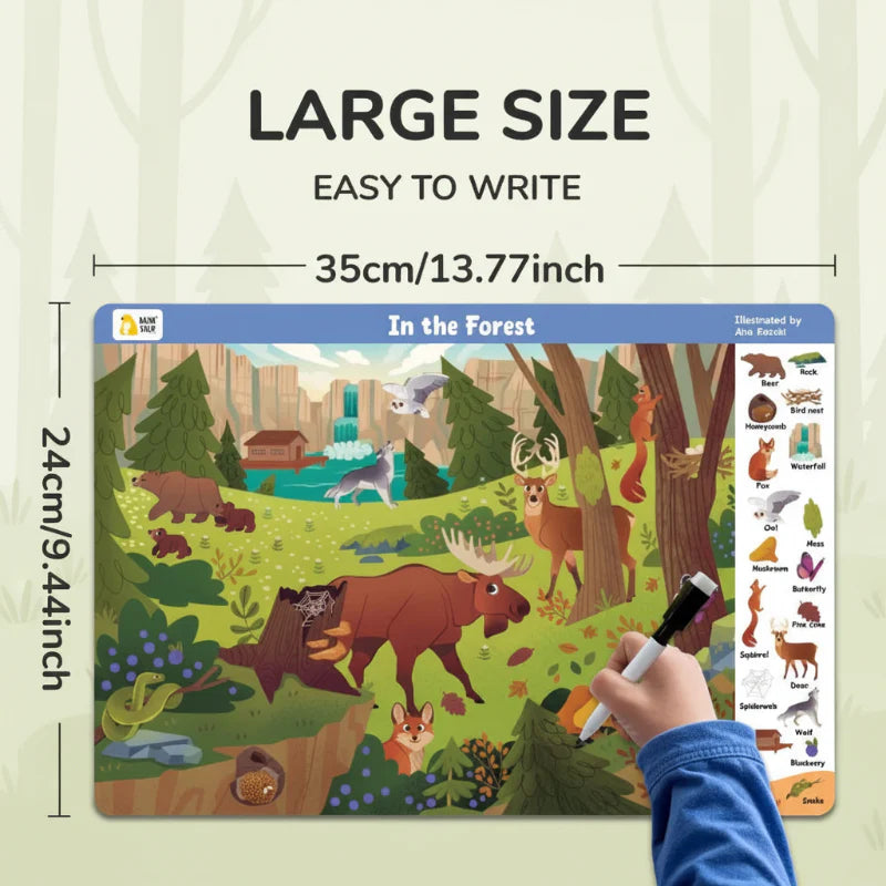 Search and Find Game – Nauka i zabawa – książka z zadaniami