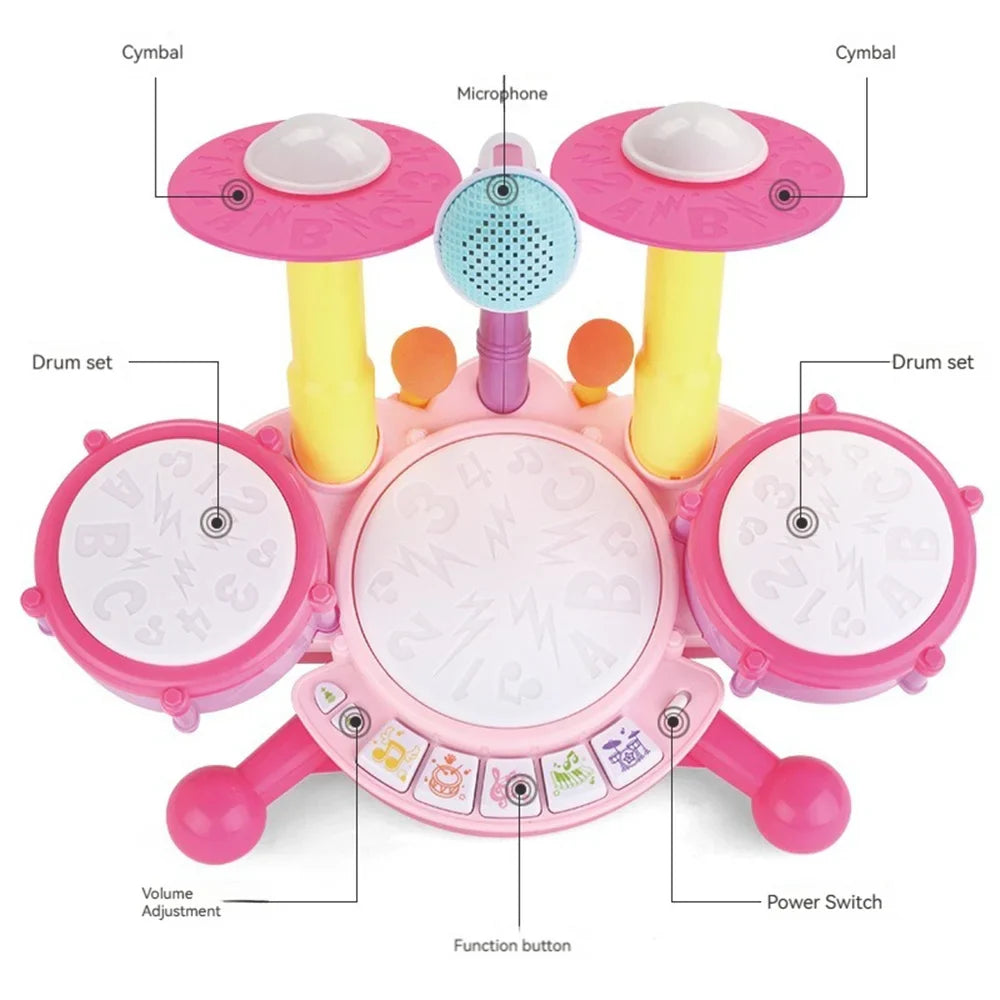 Kids Drumset™ - Zabawkowa perkusja - Muzyczne zabawki
